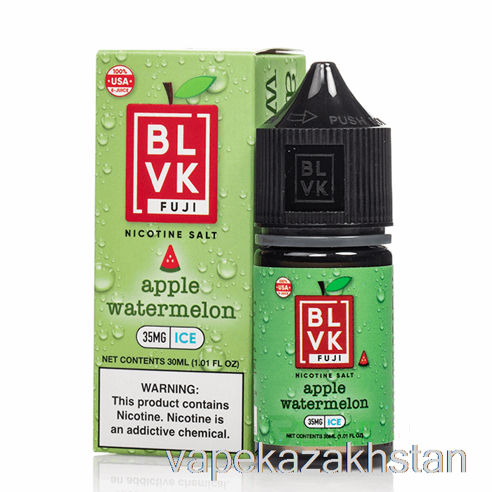 Vape Smoke Apple Watermelon Ice - BLVK Fuji Salts - 30mL 35mg